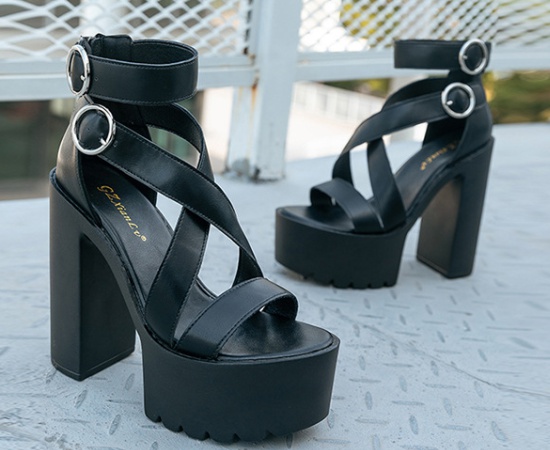 Thick crust stage platform thick sandals for women