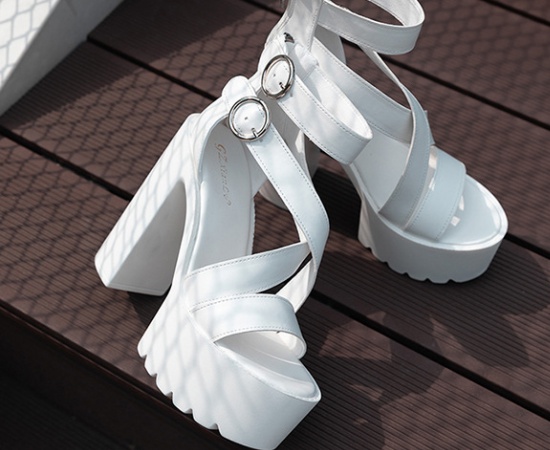 Thick crust stage platform thick sandals for women