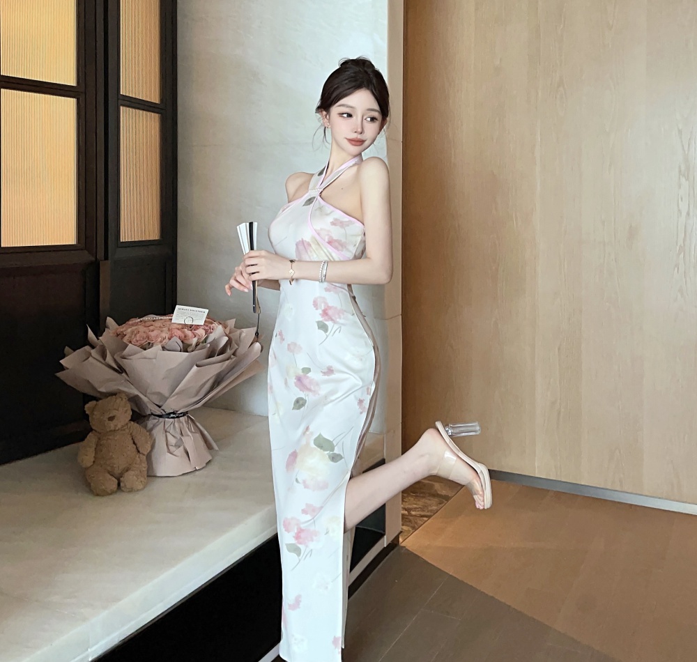 Slim Chinese style dress retro cheongsam for women