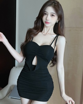 Sexy sling slim enticement small fellow tight dress