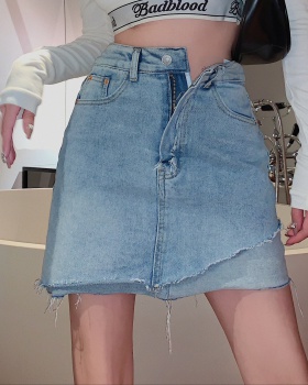 A-line niche high waist skirt
