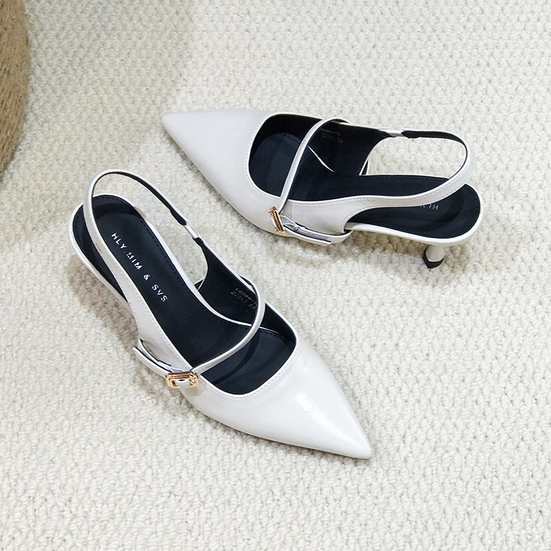 Spring and summer fine-root shoes low sandals for women