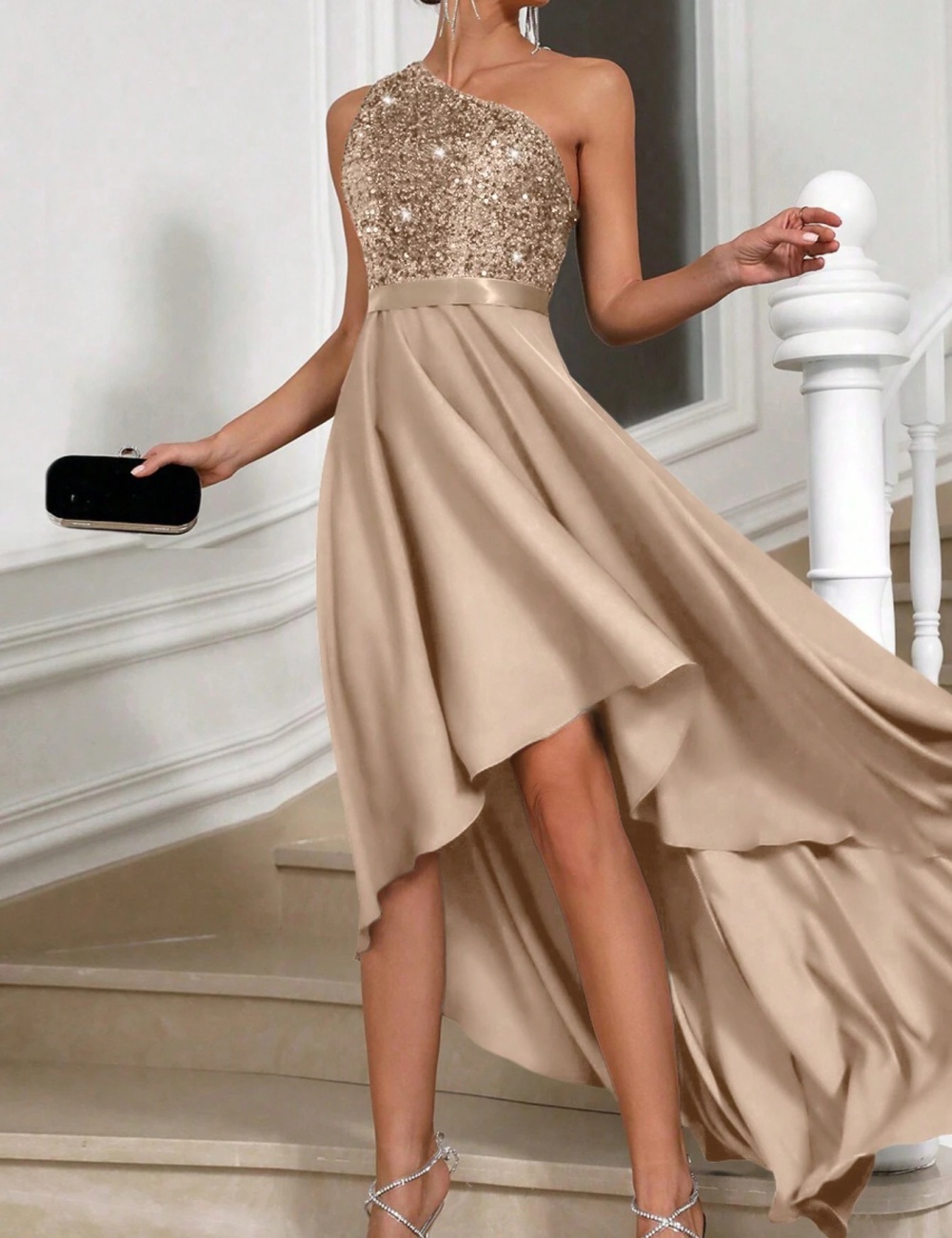 Spring and summer banquet evening dress for women