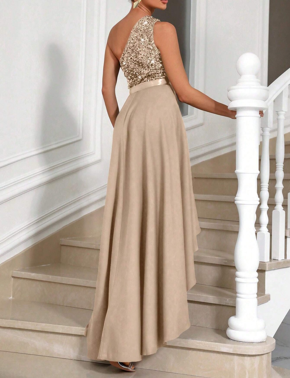 Spring and summer banquet evening dress for women