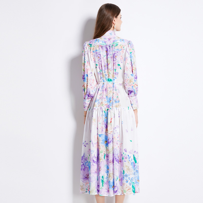 Spring and summer national style retro dress