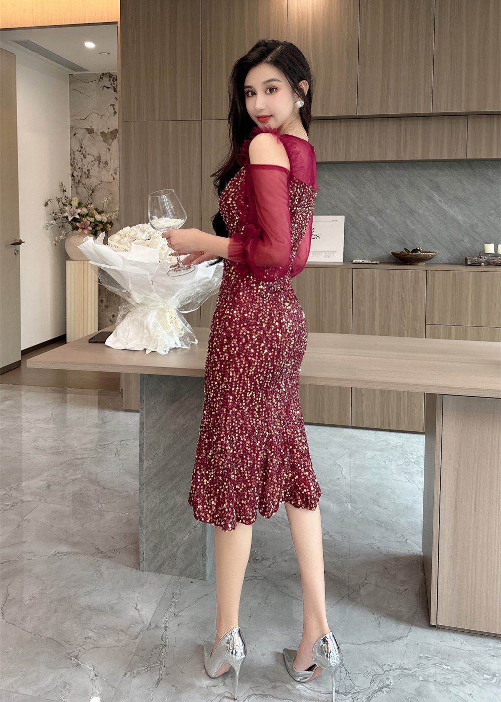 Niche formal dress light luxury evening dress for women