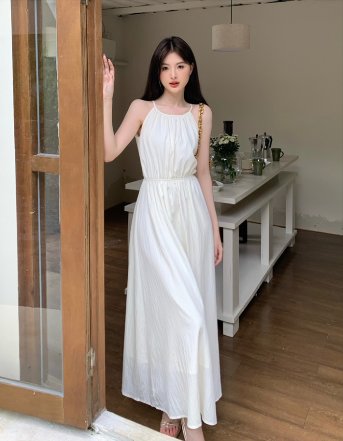 France style fold long dress summer dress for women