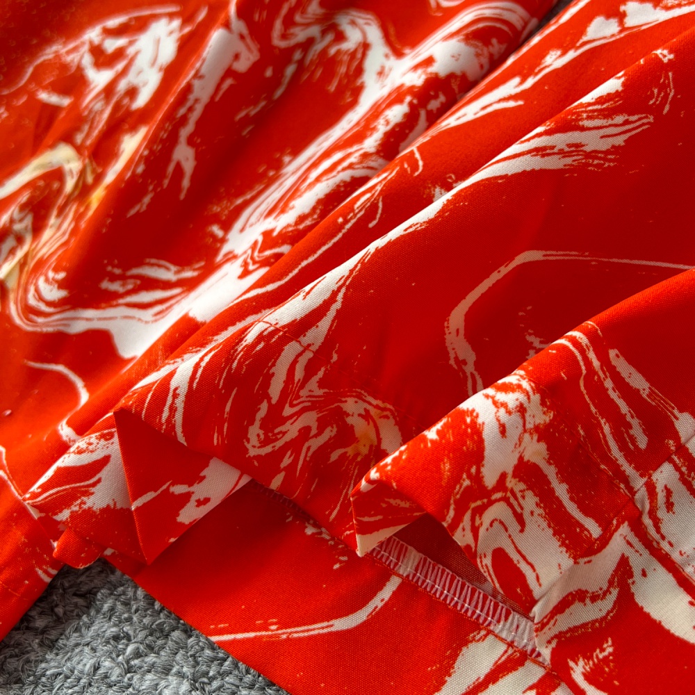 Printing cardigan all-match shawl 2pcs set for women