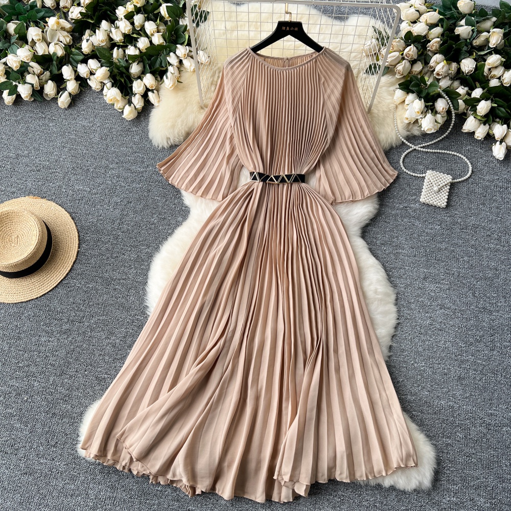 European style temperament long dress summer dress