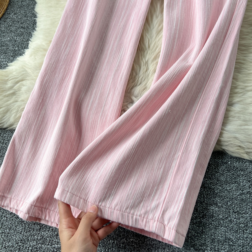 High waist summer jeans drape sweet long pants for women