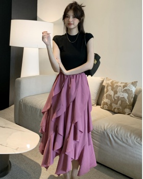 France style long dress vacation dress for women