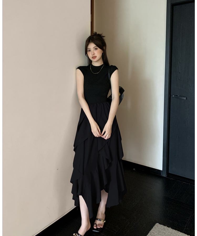 France style long dress vacation dress for women