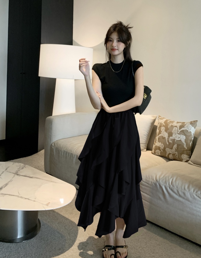 France style long dress vacation dress for women