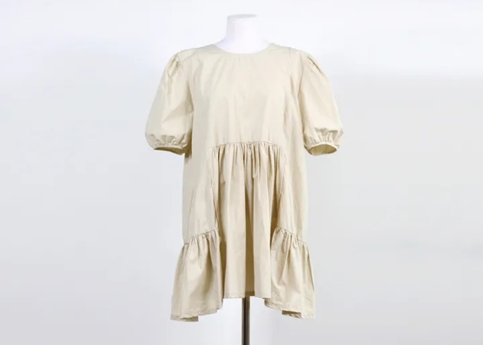 Puff sleeve Korean style loose sweet wear dress