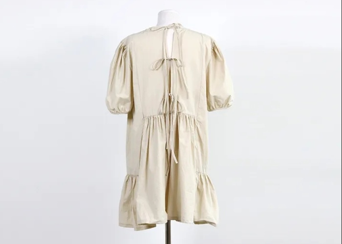 Puff sleeve Korean style loose sweet wear dress