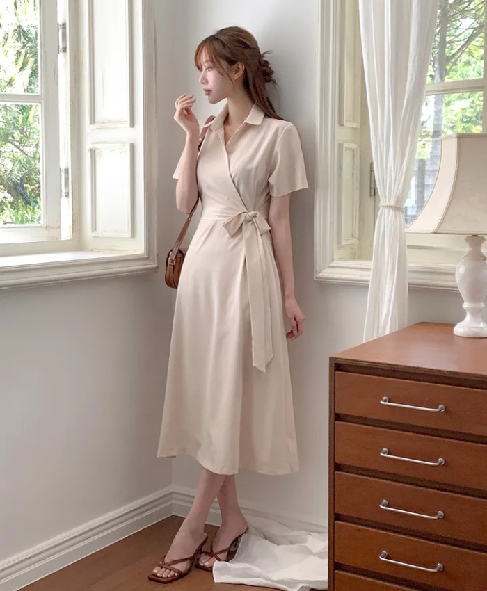 Shirt collar France style frenum fashion temperament dress