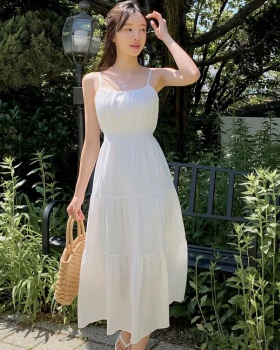 Summer square collar tender Casual Korean style dress