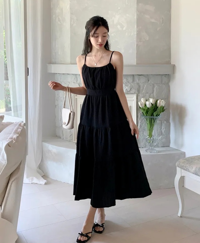 Summer square collar tender Casual Korean style dress