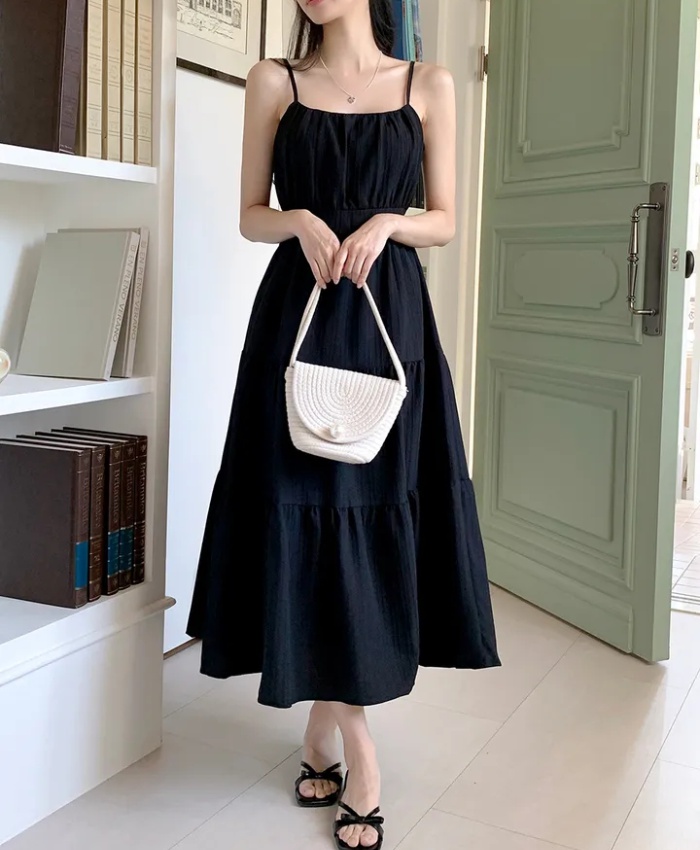 Summer square collar tender Casual Korean style dress