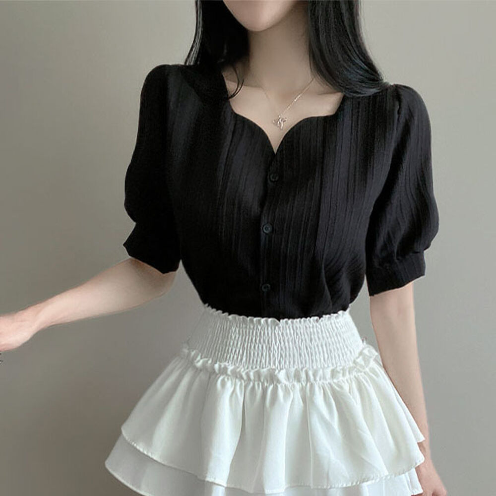 Short sleeve niche shirt Korean style fashion tops