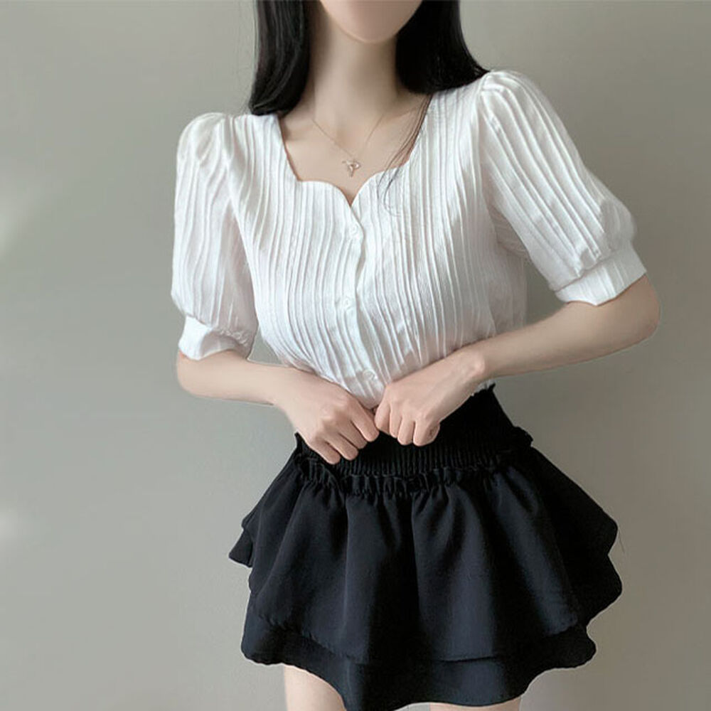 Short sleeve niche shirt Korean style fashion tops