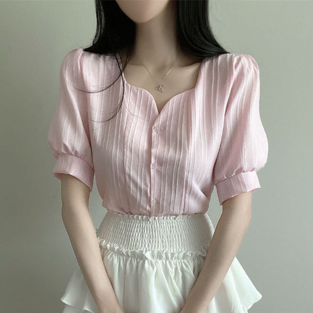 Short sleeve niche shirt Korean style fashion tops