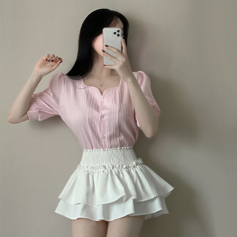 Short sleeve niche shirt Korean style fashion tops