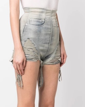 Package hip light color shorts spring and summer niche jeans