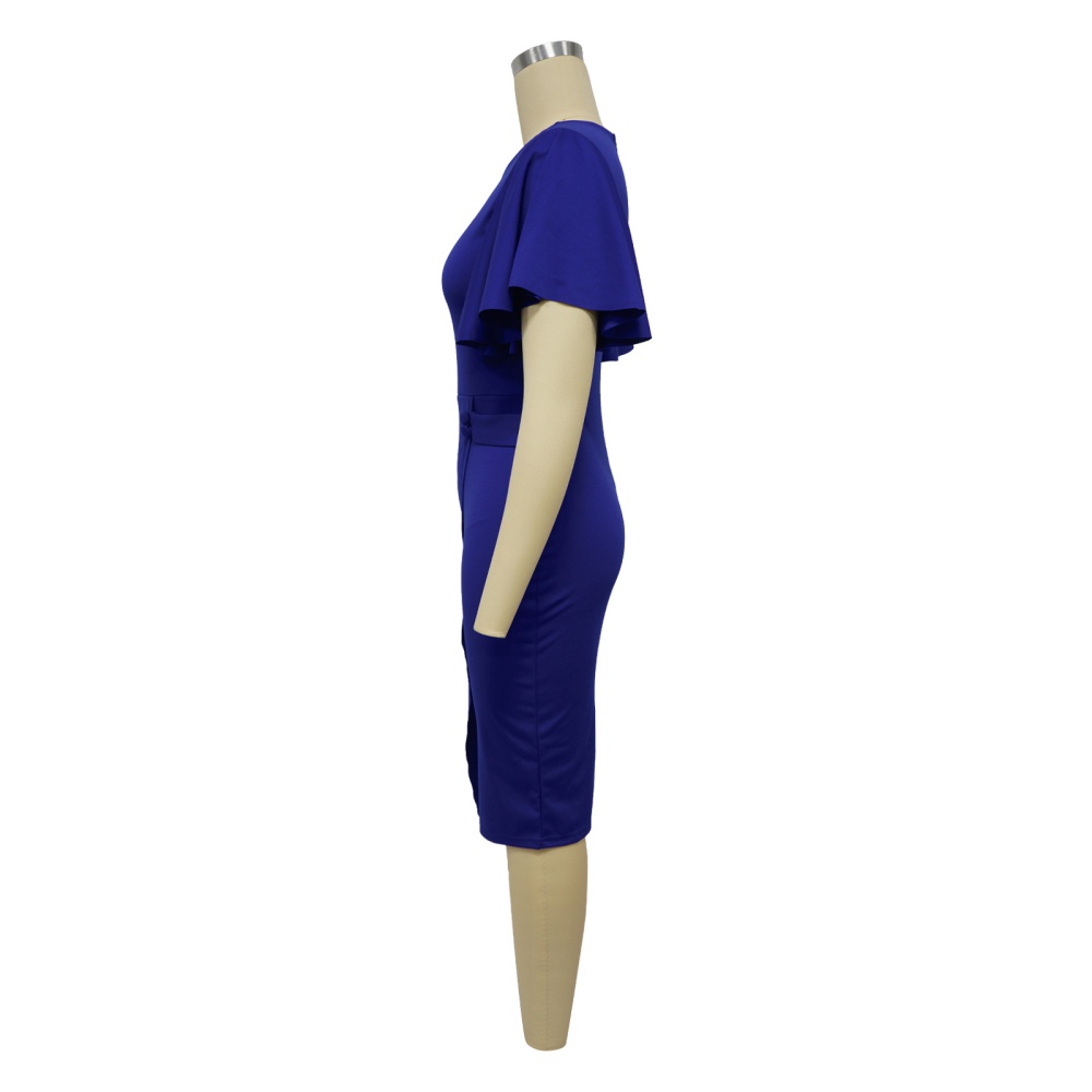 Profession pure lotus sleeve dress for women