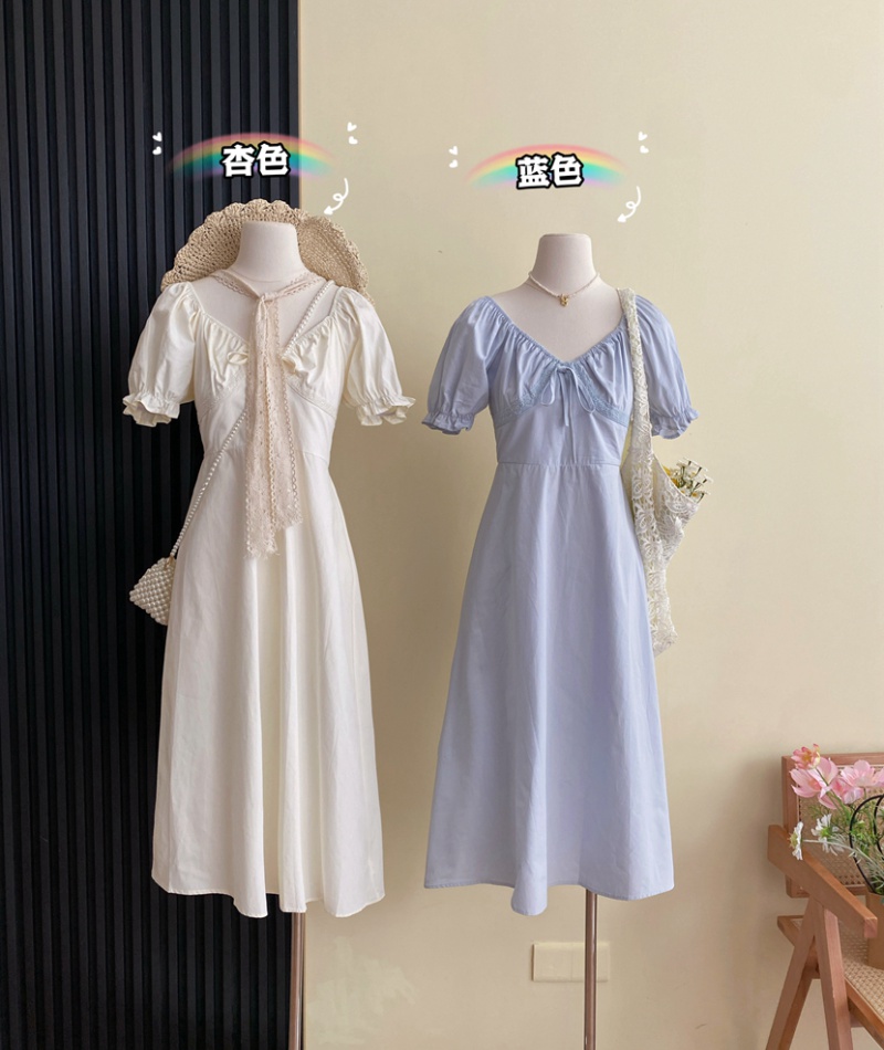 Summer pure simple small fellow enticement dress for women