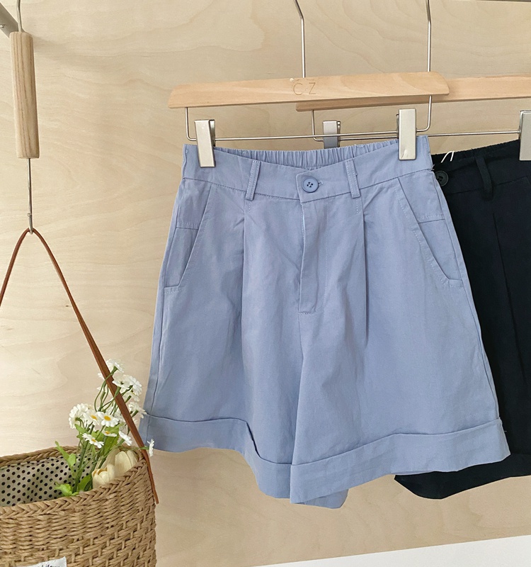 Summer Casual Korean style pants slim cotton pure shorts