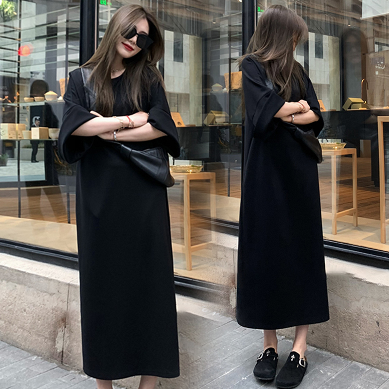 Long Casual fashion loose summer cotton dress