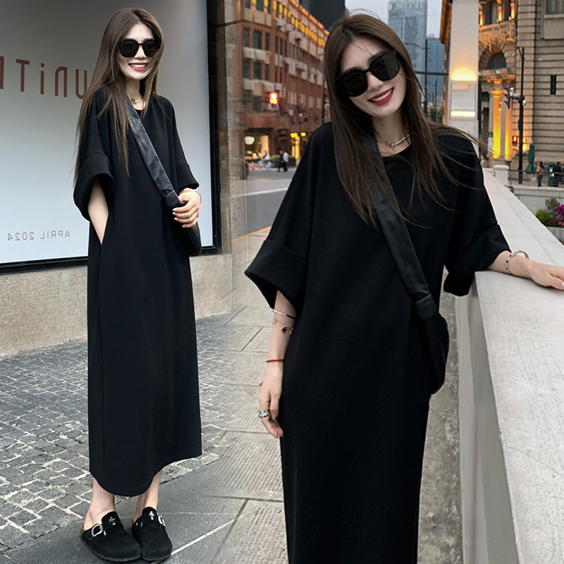 Long Casual fashion loose summer cotton dress