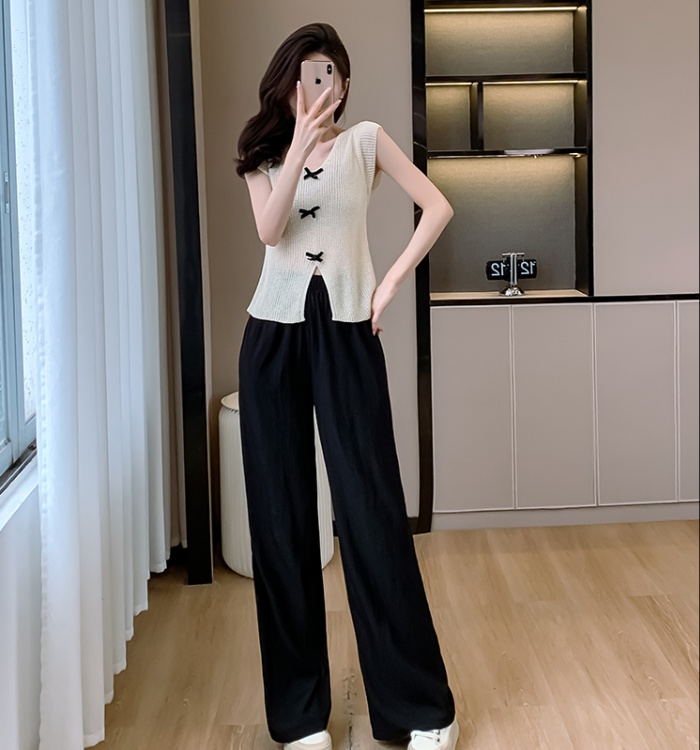 Small fellow fashion long pants a set for women