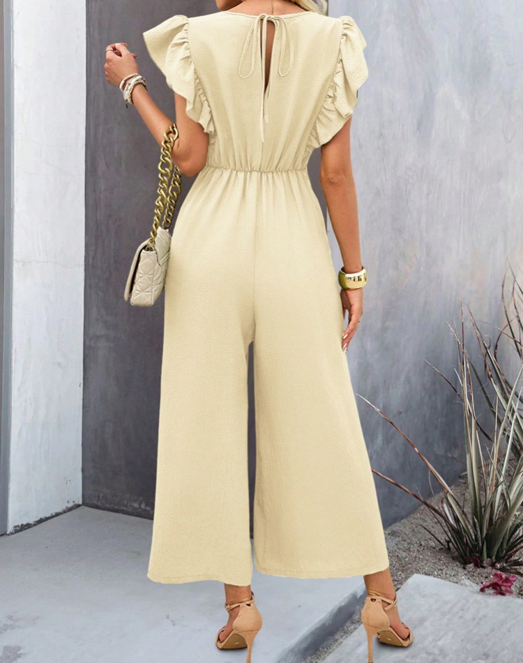 Pure jumpsuit spring and summer tops for women