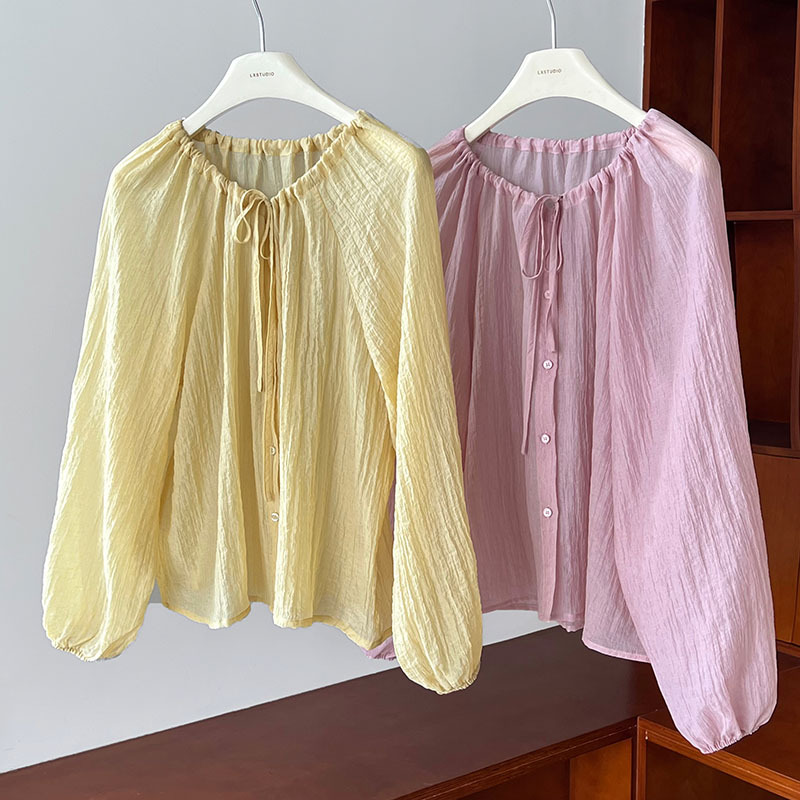 Sunscreen vacation skirt fold temperament shirt 2pcs set