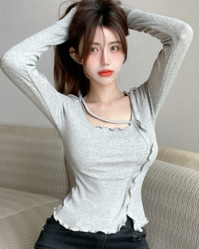 Spring and autumn bottoming shirt T-shirt for women