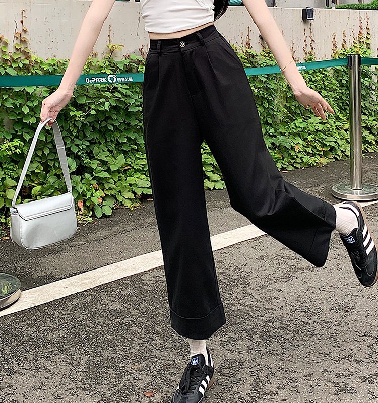 Small fellow trousers summer wide leg pants for women