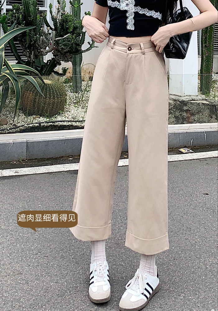 Small fellow trousers summer wide leg pants for women