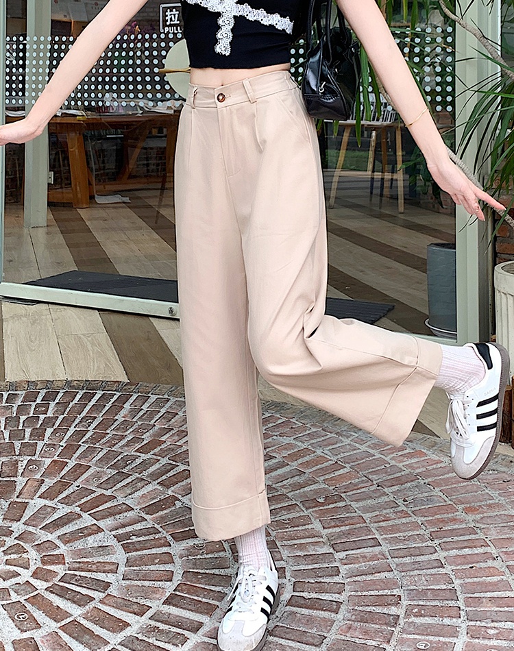 Small fellow trousers summer wide leg pants for women