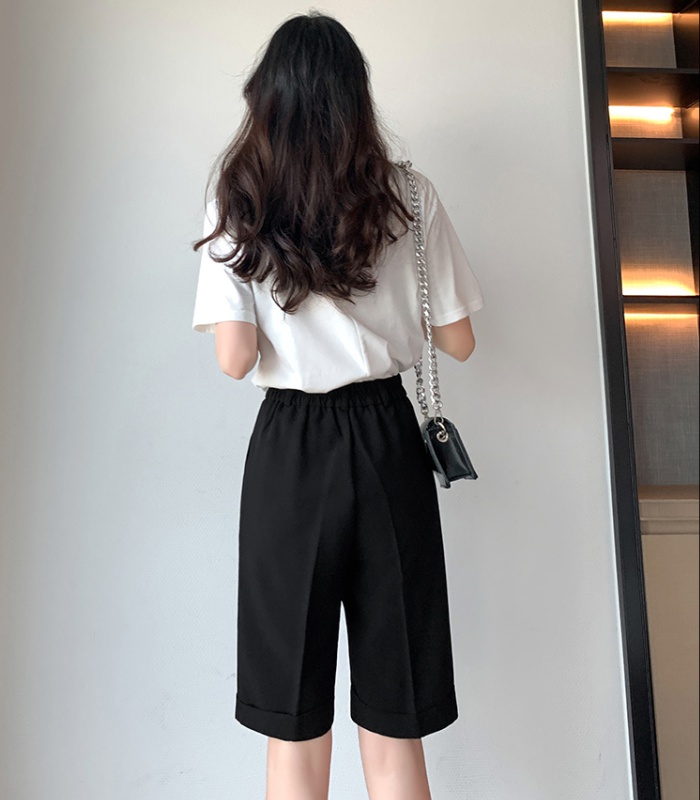 Slim drape five pants summer loose shorts for women