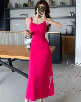 Enticement summer dress fold long dress for women