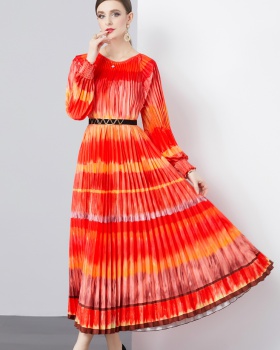 Pleated Pleats Please big skirt organ dress