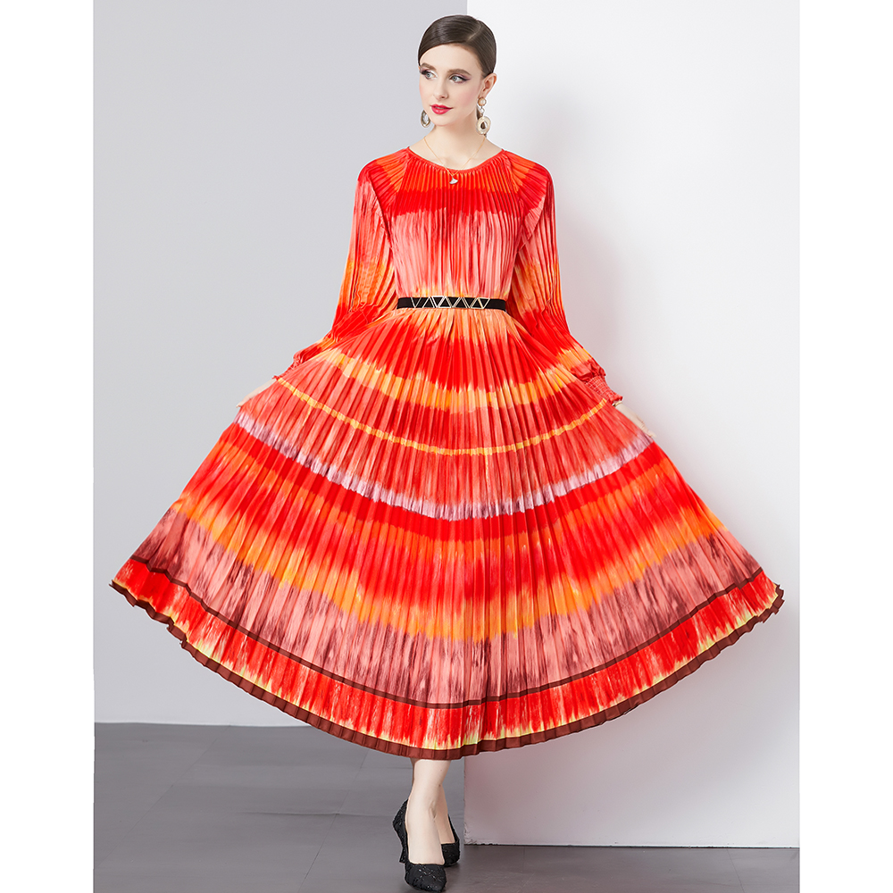 Pleated Pleats Please big skirt organ dress