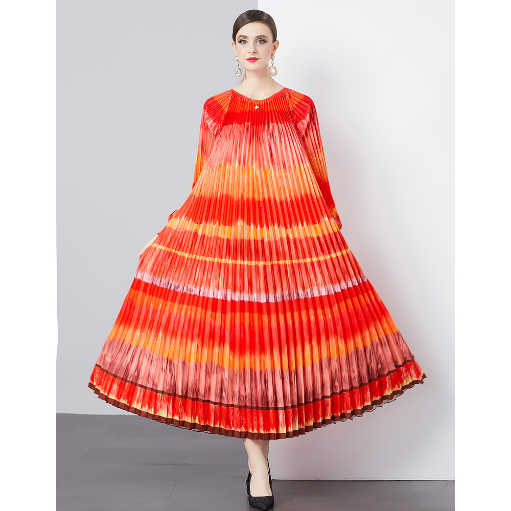 Pleated Pleats Please big skirt organ dress