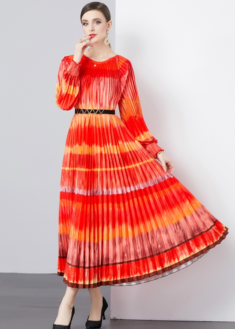 Pleated Pleats Please big skirt organ dress