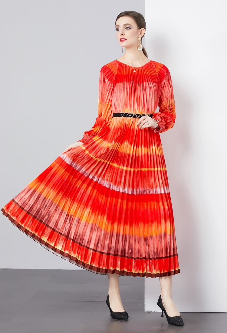 Pleated Pleats Please big skirt organ dress