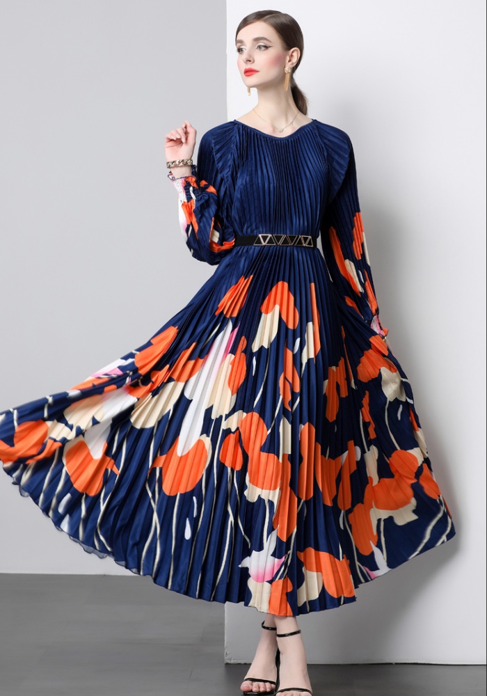 Pleats Please organ pleated big skirt dress