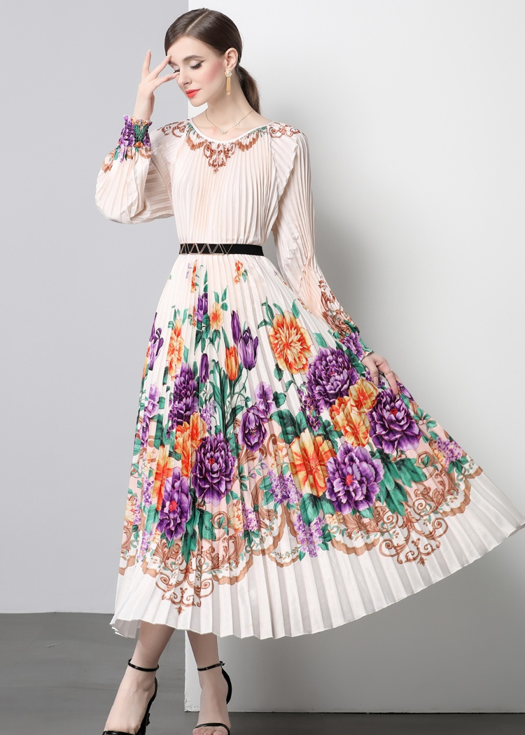 Organ Pleats Please pleated big skirt dress