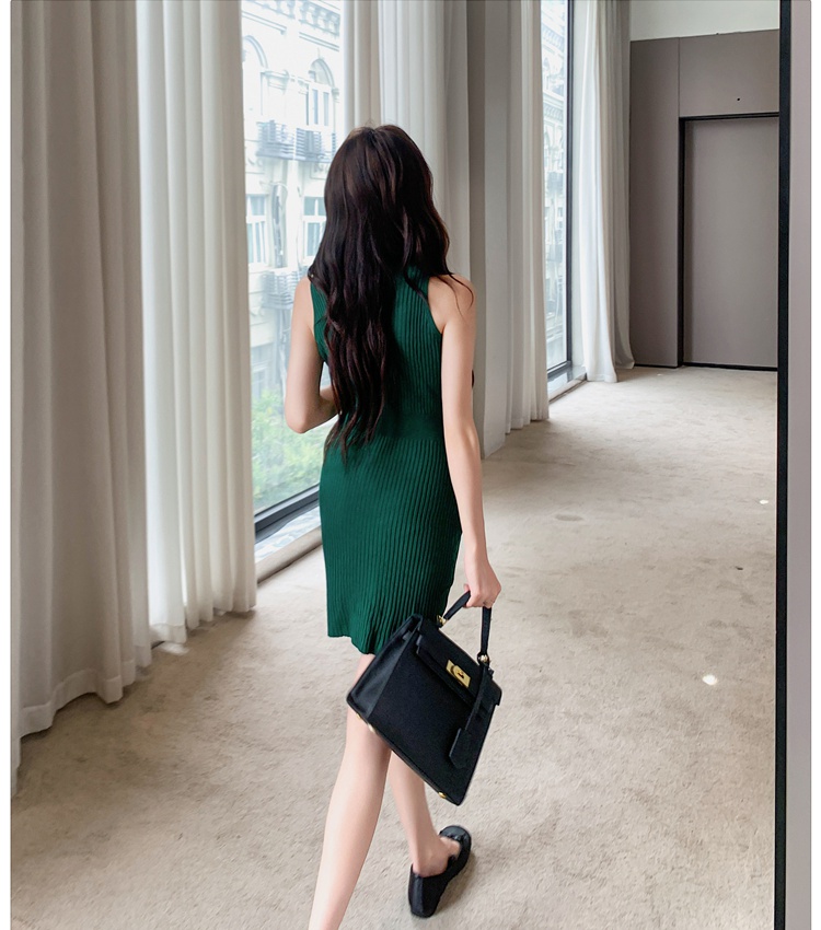 Package hip slim T-back summer dress for women